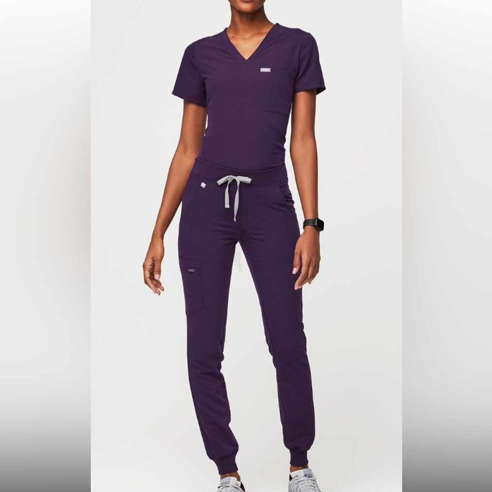 Figs scrubs purple jam